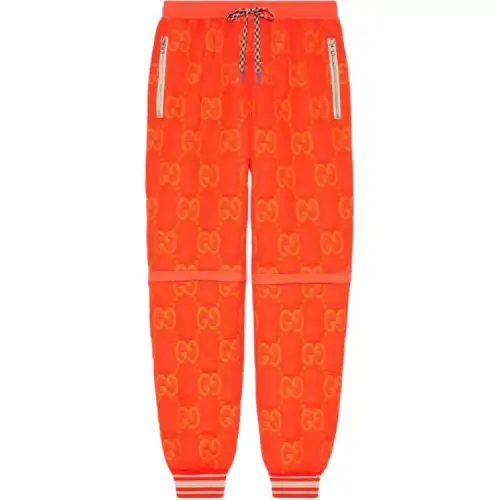 GUCCI Cosmogonie SS23 Casual Pants Unisex Orange