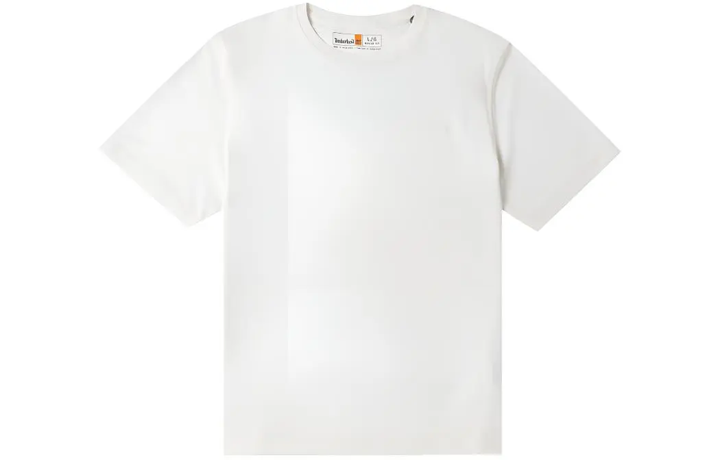 Timberland T-Shirts Men's White Crew Neck Moderate
