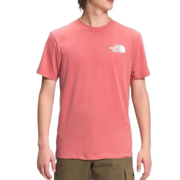 THE NORTH FACE T Shirts Men's Burnt Ochre Crew Neck Moderate Straight Fit