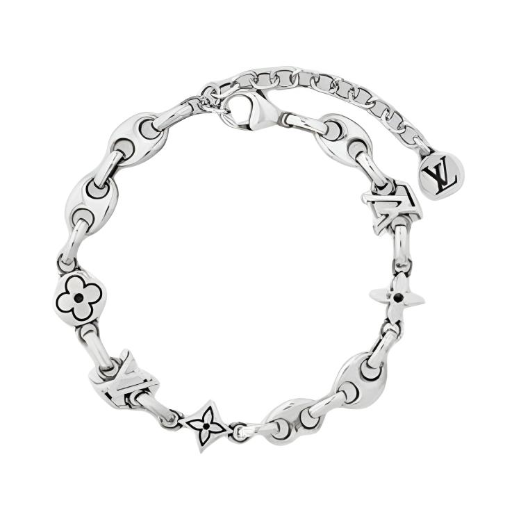 Мужские очки Louis Vuitton Bracelet (серебряные)