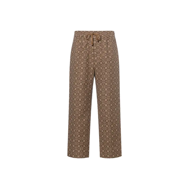 【Previous Season】horsebit jacquard-logo track pants