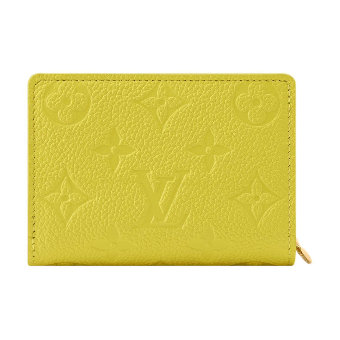 Женский кошелек Louis Vuitton Portefeuille Comet (лимонно-желтый)