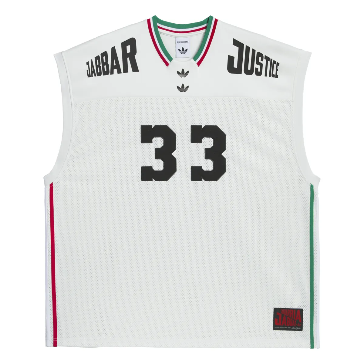 Adidas Originals Jabbar Bball "Willy Chavarria - Off /Black" tank top