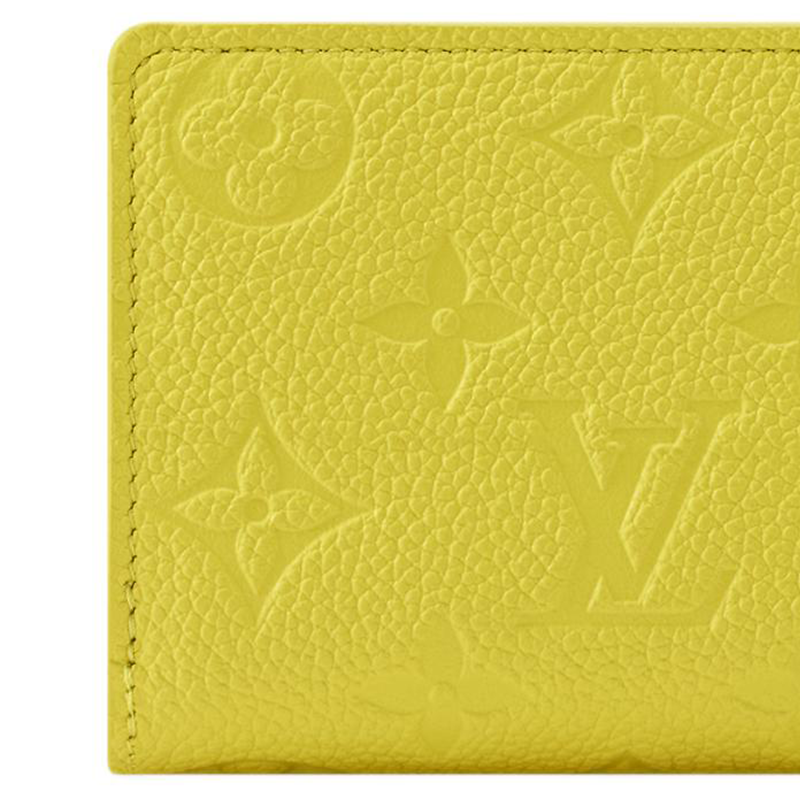 Женский кошелек Louis Vuitton Portefeuille Comet (лимонно-желтый) — фото 6