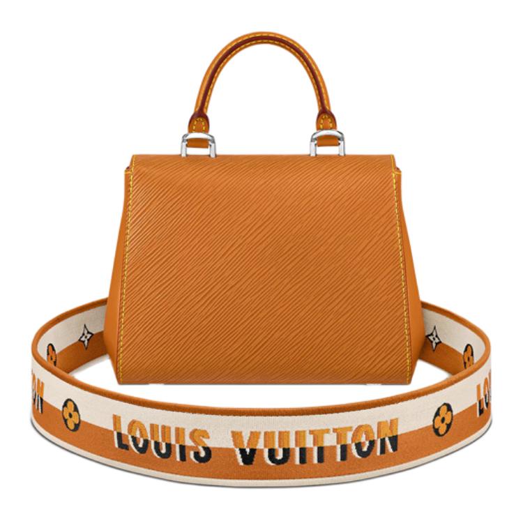 Женская сумка Louis Vuitton Cluny (карамельно-коричневая) — фото 3