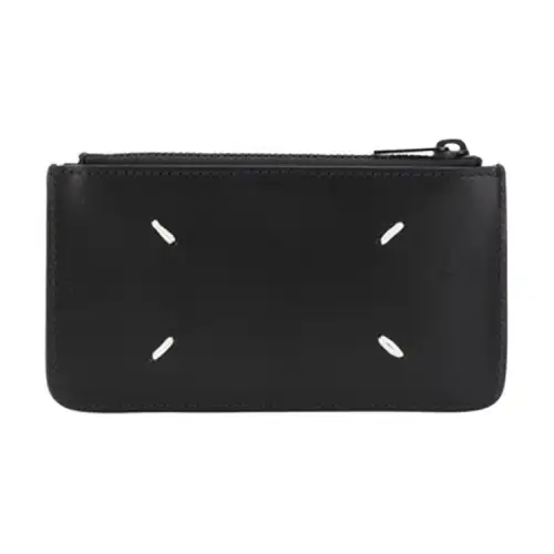 Maison Margiela Cow Leather Wallet Card Holder Men's Black