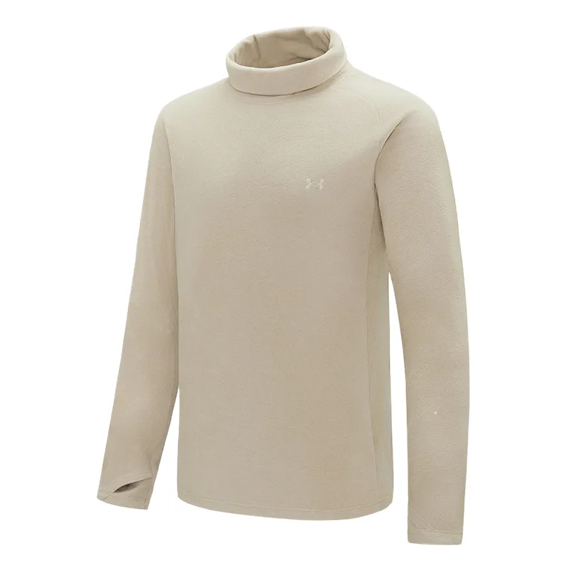 Under Armour Sweatshirts Unisex Clay Gray Stand Collar Moderate Regular