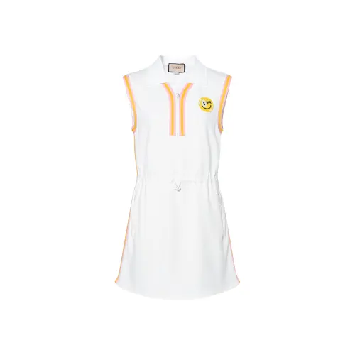 GUCCI SS24 Sleeveless Dress Women's White