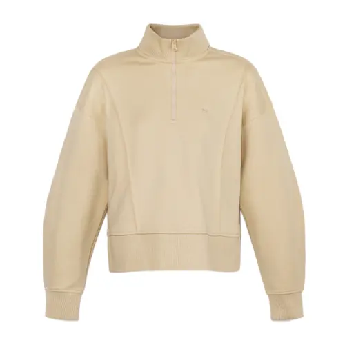 Timberland Sweatshirts Women's Earth Tone Stand Collar Moderate