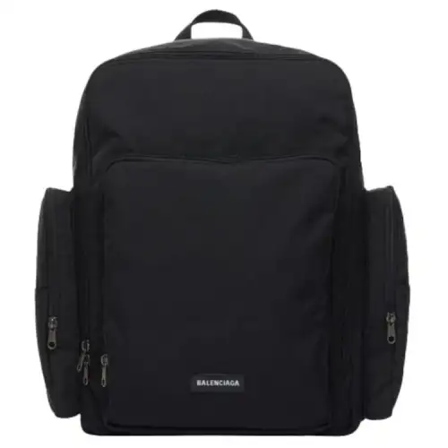 Balenciaga Nylon Backpack Large Men's Black