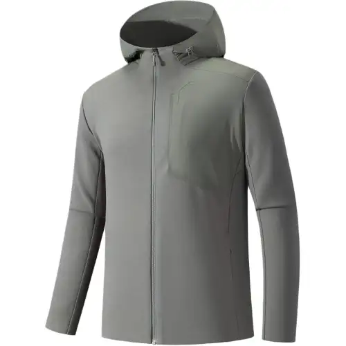 ANTA Jackets Men's Emerald Green Hooded Moderate Other
