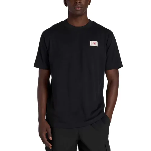 New Balance logo-patch T-shirt