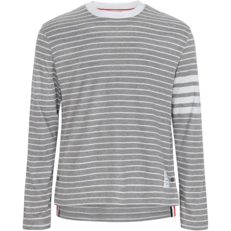 THOM BROWNE Milano 4 Bar Long Sleeve T Shirt