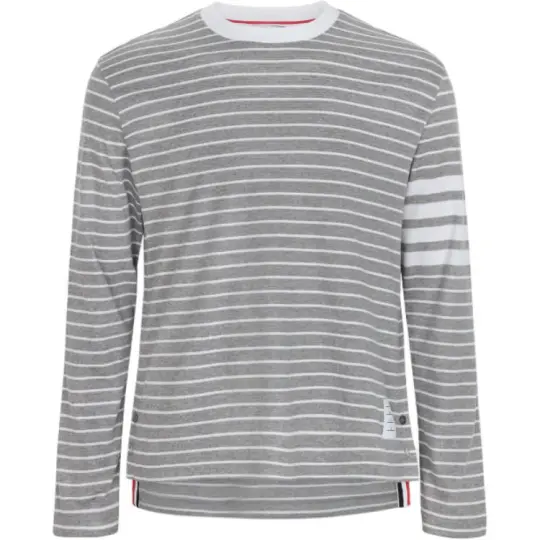 THOM BROWNE Milano 4 Bar Long Sleeve T Shirt