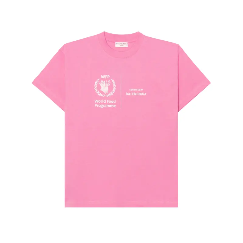 Balenciaga Wpf T Shirt 'Pink/White'