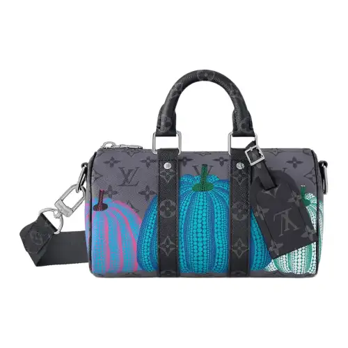 LOUIS VUITTON Lv X Yk Keepall 25 Pumpkin Print