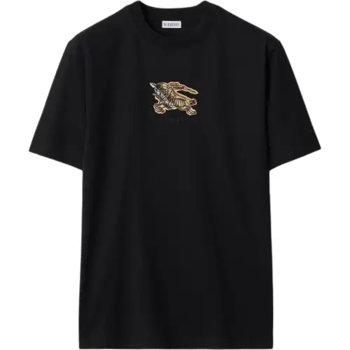 Burberry Equestrian Knight-check cotton T-shirt