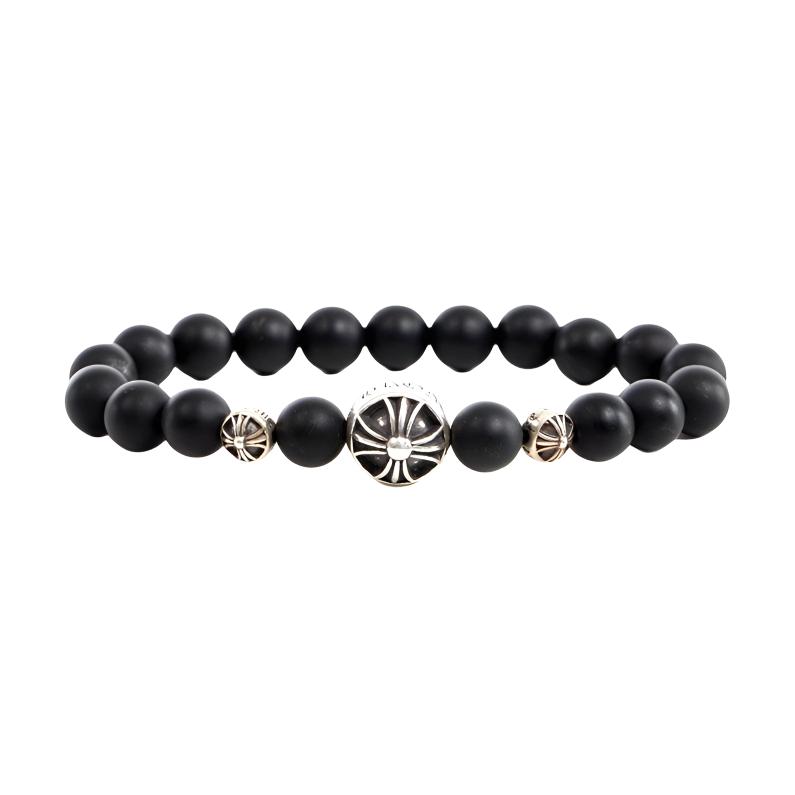 Chrome Hearts Agate Beaded Bracelets Unisex