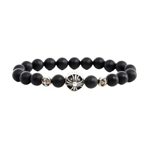 Chrome Hearts Agate Beaded Bracelets Unisex