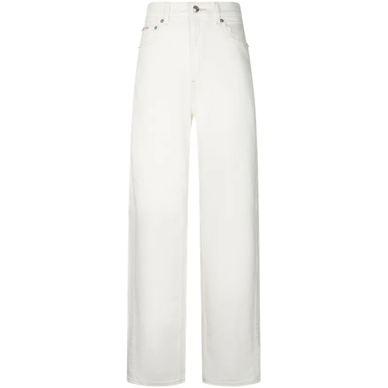 Calvin Klein Jeans Women's YN0-Denim White Moderate Scimitar Pants