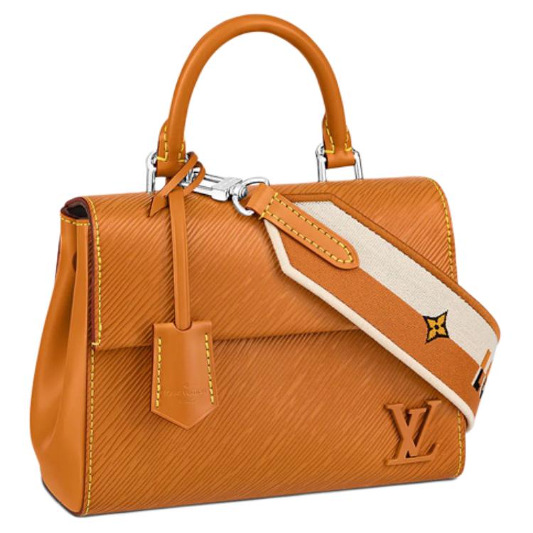 Женская сумка Louis Vuitton Cluny (карамельно-коричневая)