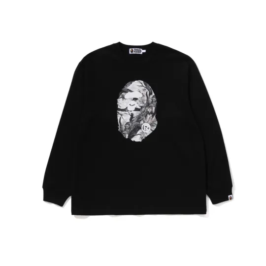 A Bathing Ape graphic-print long-sleeve T-shirt