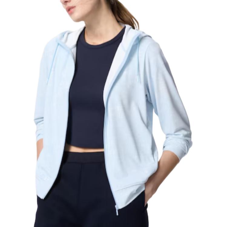 Женская куртка UNIQLO (светло-голубая)