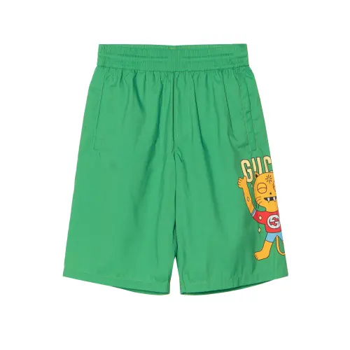 GUCCI Casual Shorts Men's Green