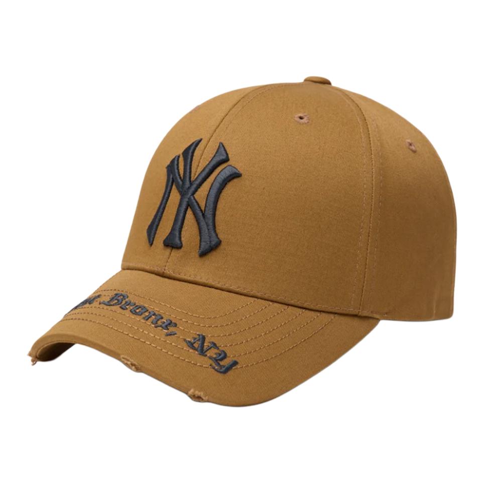 Кепка MLB с буквой (коричневая)