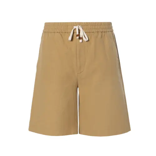 logo-print shorts