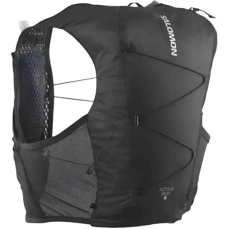 SALOMON 8L Mountaineering Bag Backpack Outdoor Bag Nylon Black Unisex