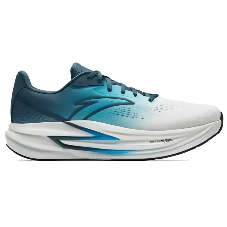 ANTA Champion 4 Running Shoes Men’s Low Top Papyrus White/Chlorine Blue/Ash Blue