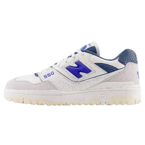 New Balance NB 550 Abrasion Resistant Abrasion Resistant Low top Casual Shoes Unisex White Blue