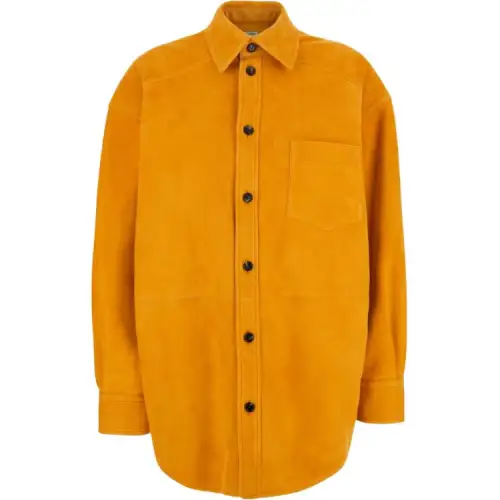 Bottega Veneta Leather Shirt