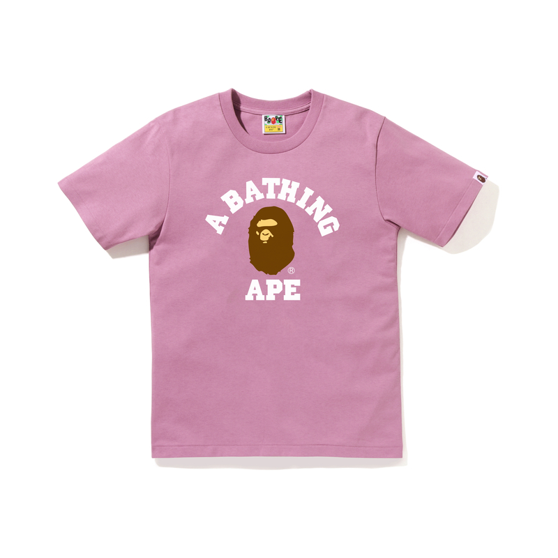 Женская футболка A BATHING APE Head T-Shirt (белая) — Зеленый — фото 3