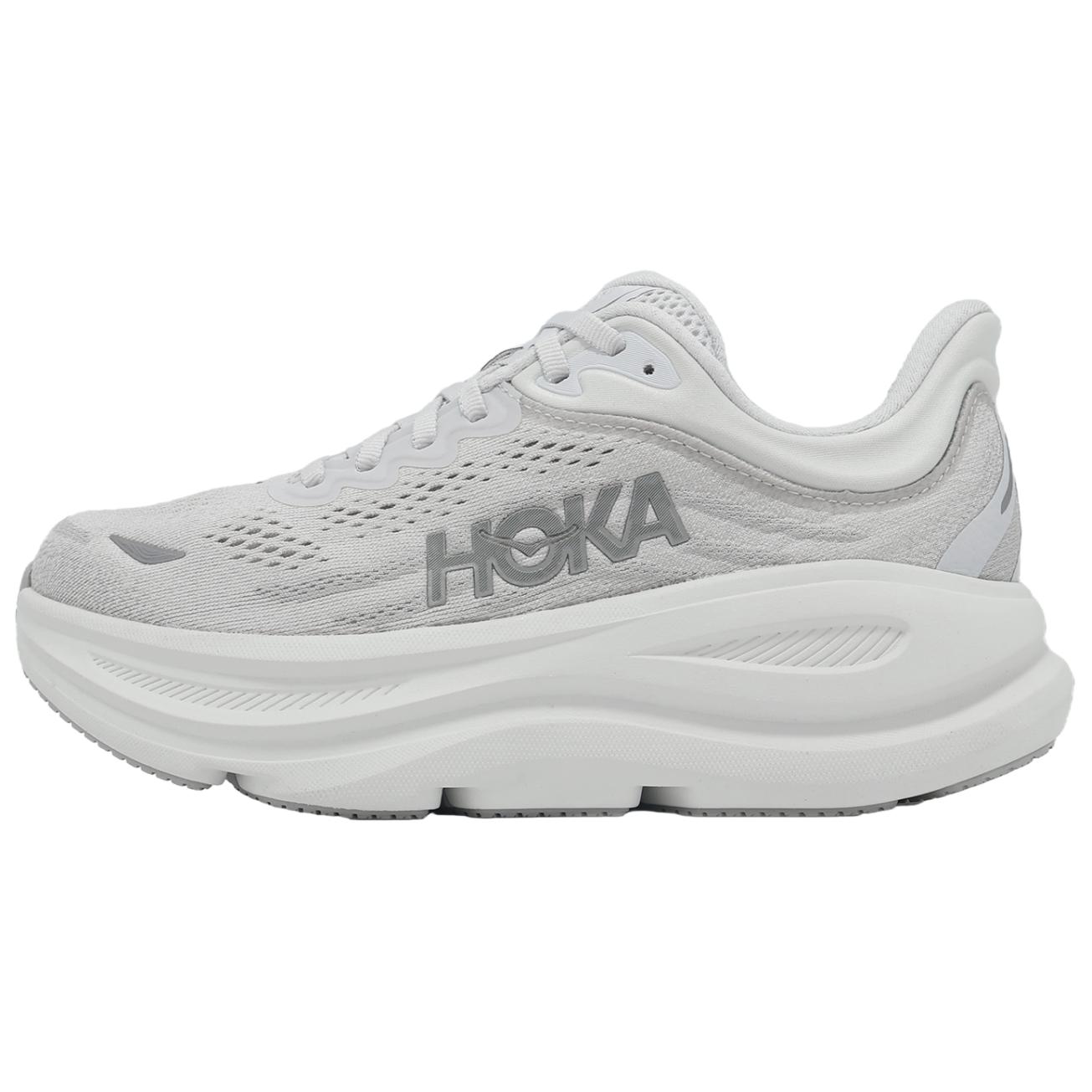 HOKA ONE ONE Bondi 9 Synthetic Leather Cushioning Breathable Support Supercritical Foam