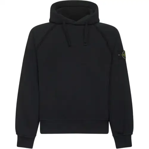 STONE ISLAND Logo Patch Drawstring Hoodie