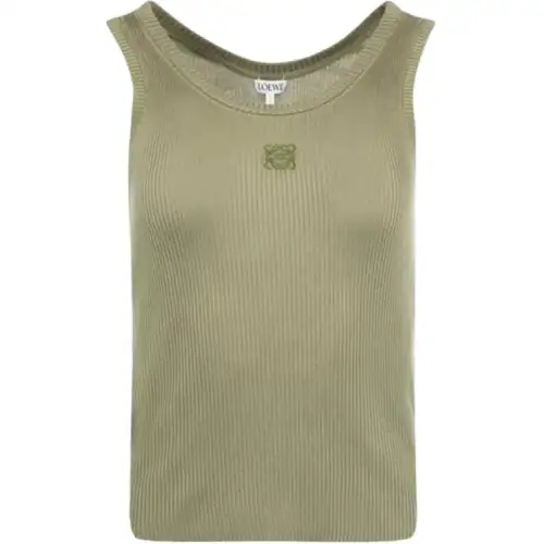LOEWE Anagram Tank Top 'Khaki Green'