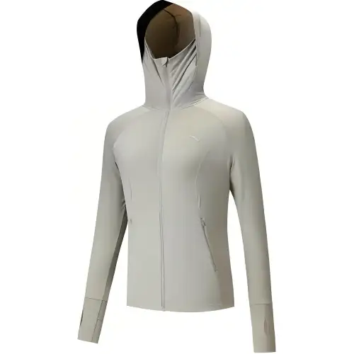 Anta Variety Training Collection Sun Protection Clothing Women's Pearlescent Gray