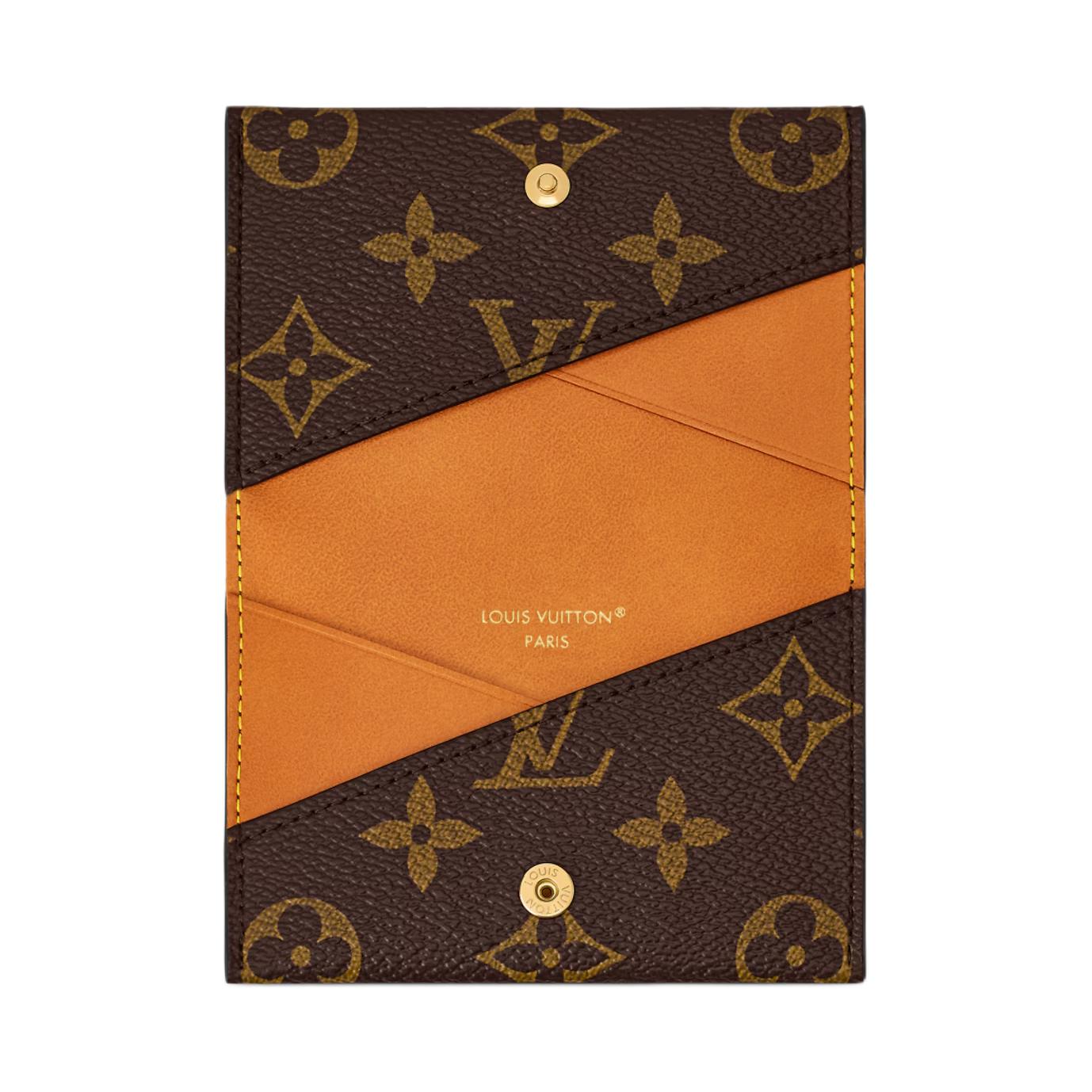 Визитница Louis Vuitton SLIM Card Holder (коричневая) — фото 4