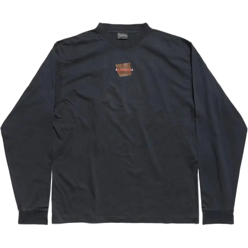 Balenciaga T Shirt Regular Fit Men's Black