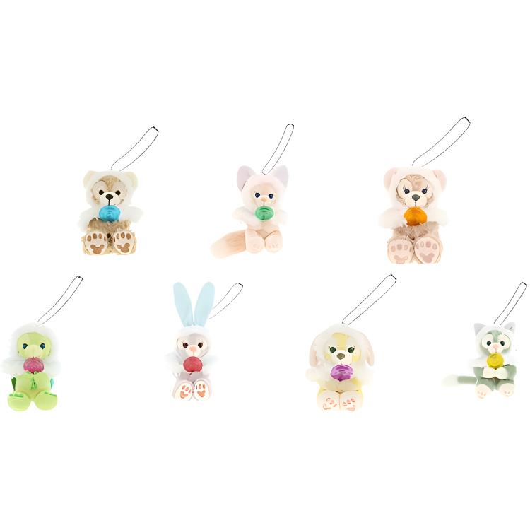 Disney Disney Lina Belle Olmila Cochin Stellar Rose Shirley May Daffy Geratoni 2023 Winter Snow Season Series Sitting Position Set of 7 Dolls Plush Pendants Xiao Gao