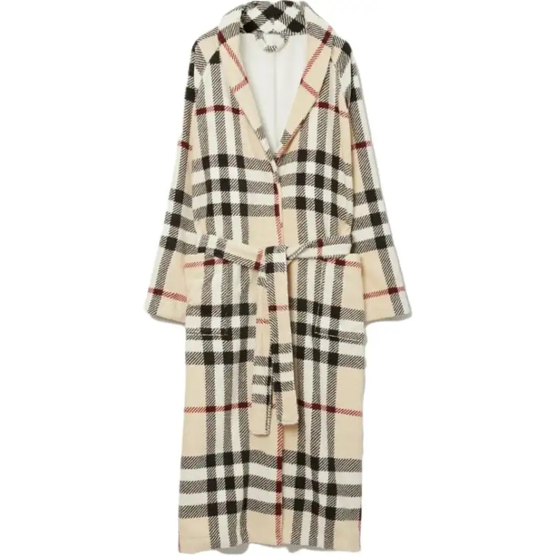 Burberry Check Cotton Robe