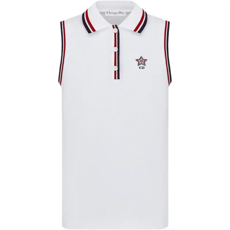 DIOR SS25 Vibe Limited Collection Tank Top Women's White