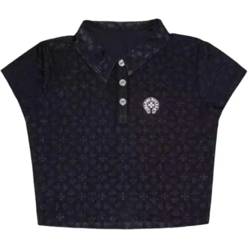 Chrome Hearts Polo Shirt Women's Black