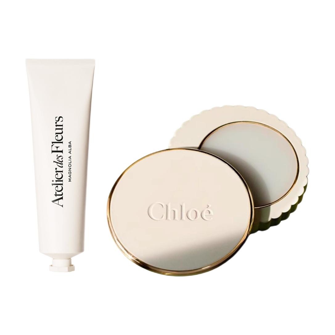 Chloe Wonderland Garden Mulan Poetic Scented Balm Hand Cream Clothing Sets 3g+50ml