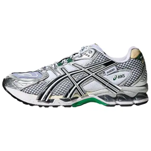 INVINCIBLE® x ASICS GEL Nimbus 10.1 Abrasion Resistant Low top Casual Shoes Unisex White Green