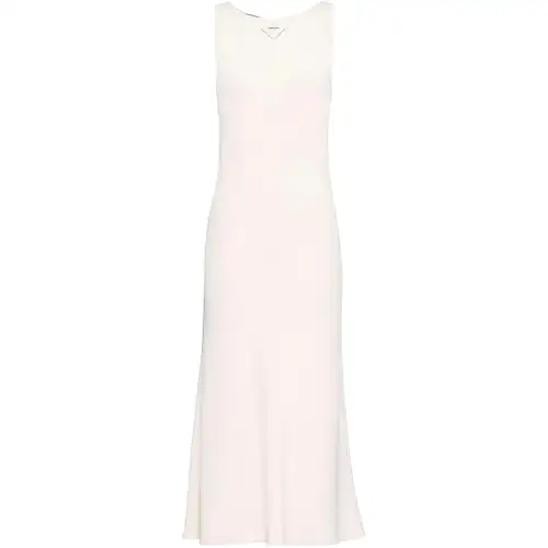 PRADA SS23 Sleeveless Dress Women's White