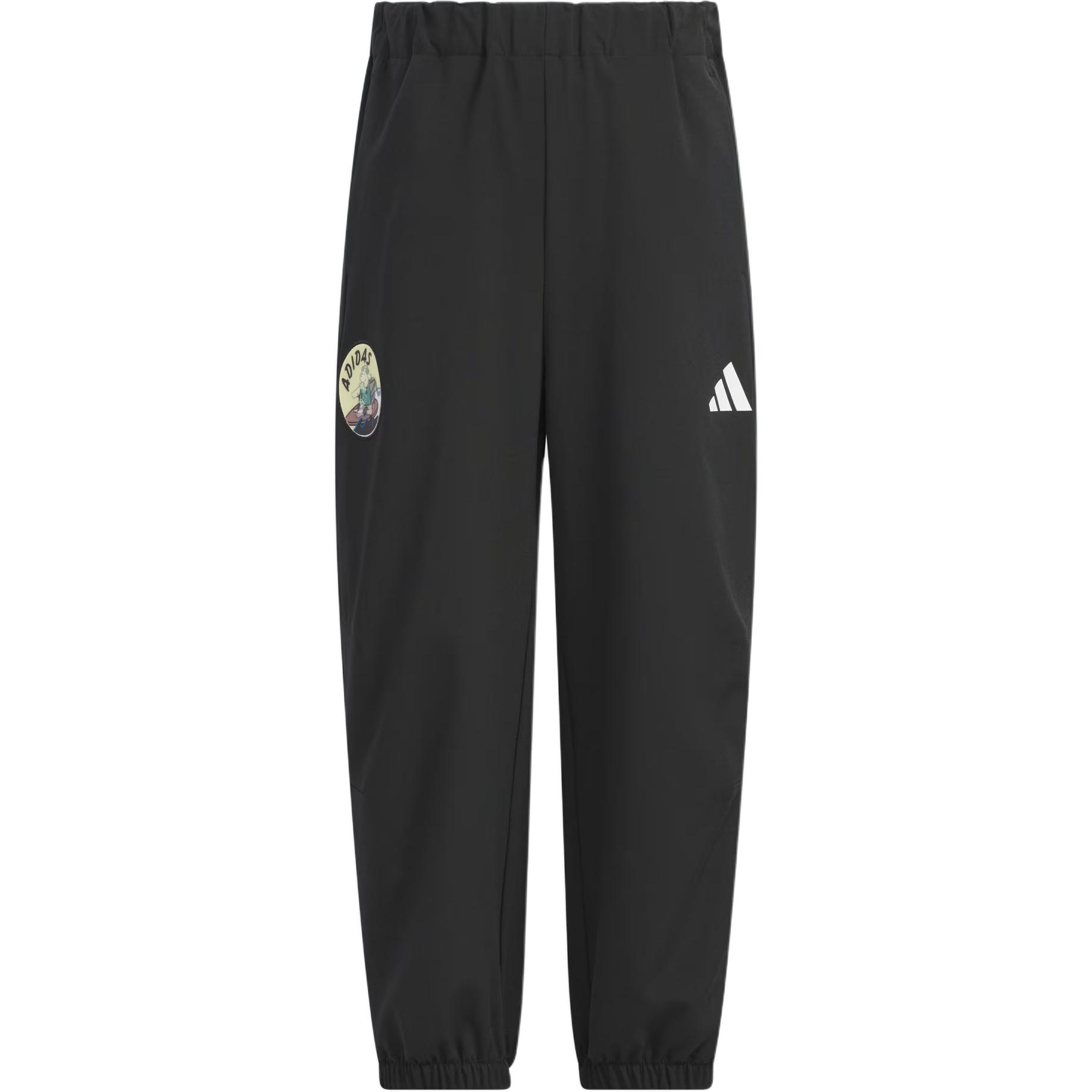 Мужские штаны adidas Climacool SS25 KNIT CREW TRACKSUIT BOTTOMS (черные)