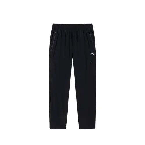 Anta Variety Training Collection Casual Pants Men's Basic Black